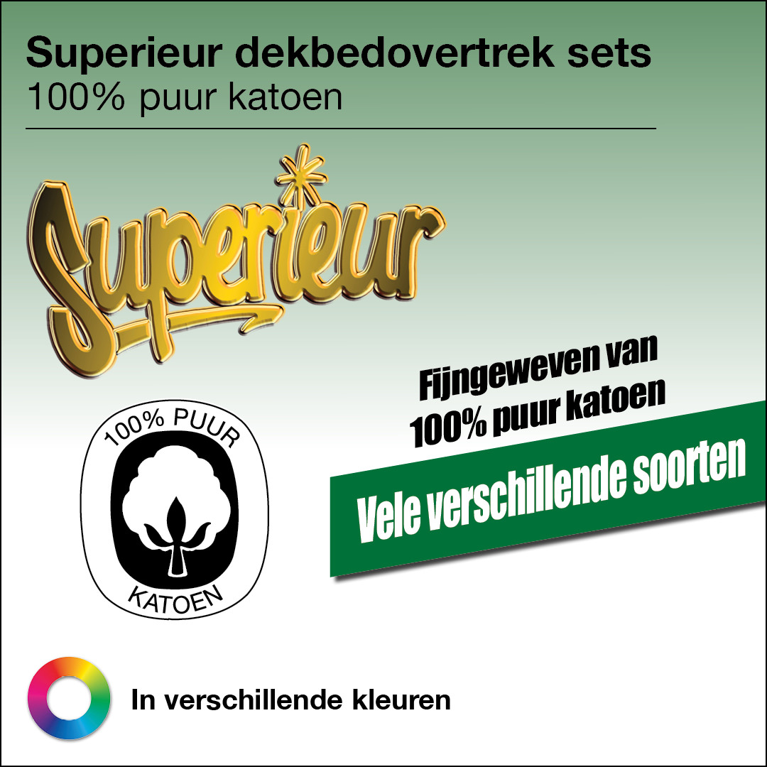 Superieur Katoen Dekbedovertrekken